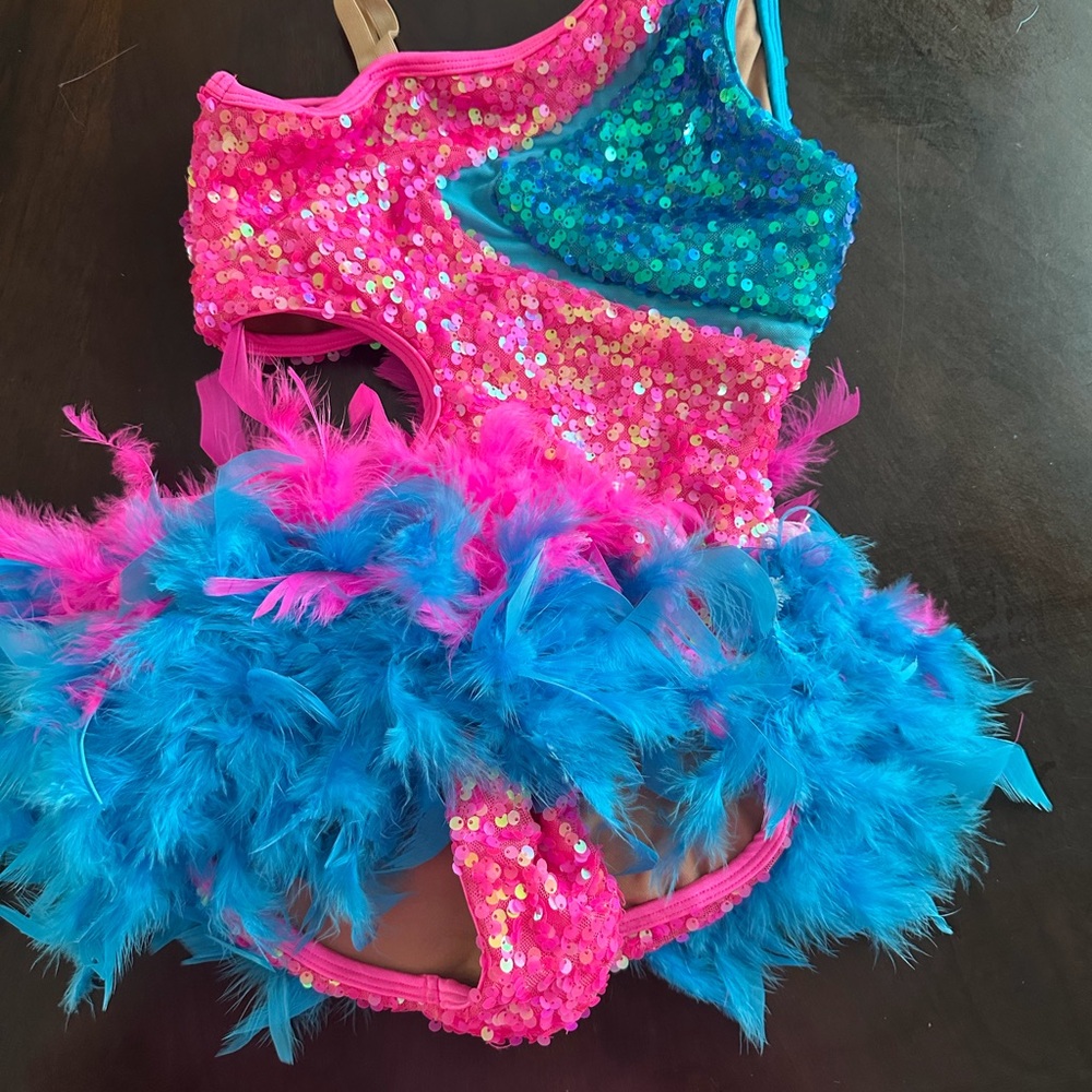 Sparkling Pink and Blue Kids Costume